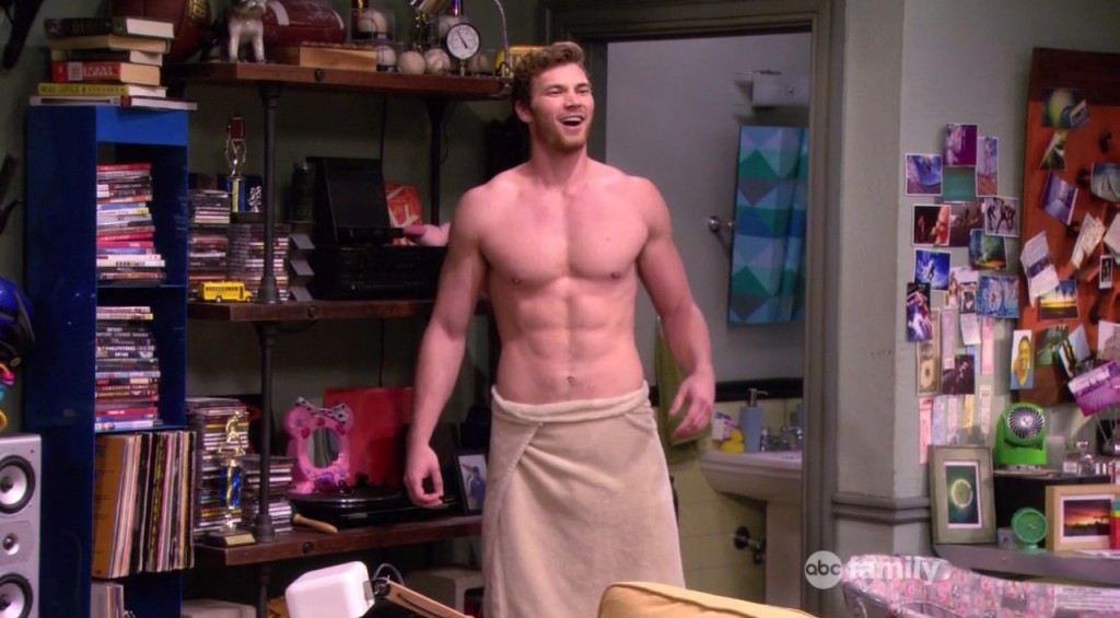 Derek Theler shirtless baby daddy