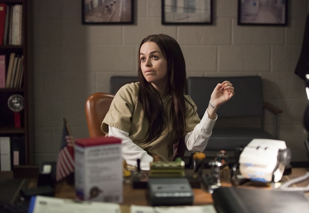 Taryn Manning in a scene from NetflixÕs ÒOrange is the New BlackÓ Season 2. Photo credit: Jessica Miglio for Netflix.