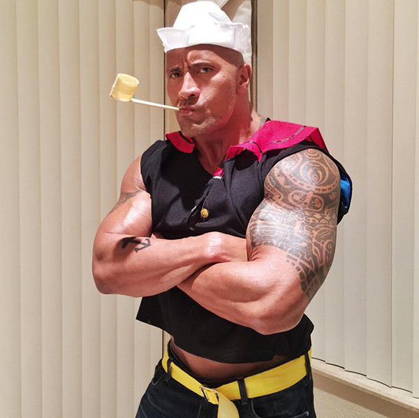 the rock halloween