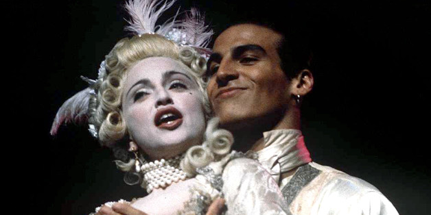 Singer Madonna dressed as Marie Antoinette for a performance of her song 'Vogue' at the 1990 MTV Video Music Awards, Los Angeles, 6th September 1990. (Photo by Kypros/Getty Images)