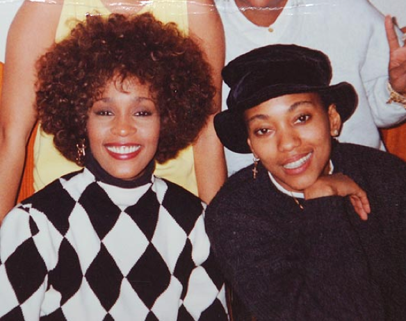 Whitney Houston with friend and long-time assistant Robyn Crawford.