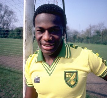 Apr 1981: Portrait of Justin Fashanu of Norwich City. Mandatory Credit: Allsport UK /Allsport