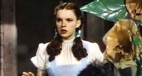 Judy Garland as Dorothy in The Wizard of Oz