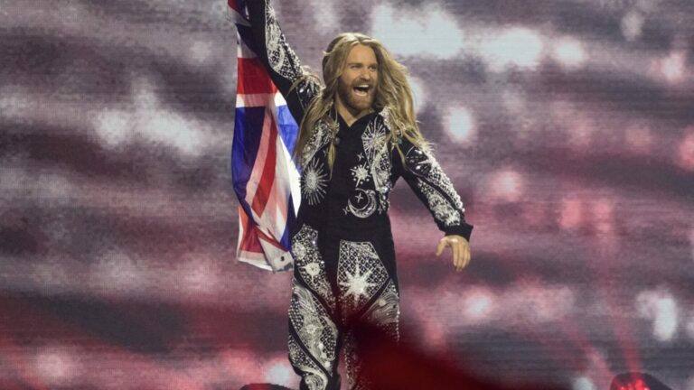 Sam Ryder at the Eurovision Song Contest 2022 in Turin